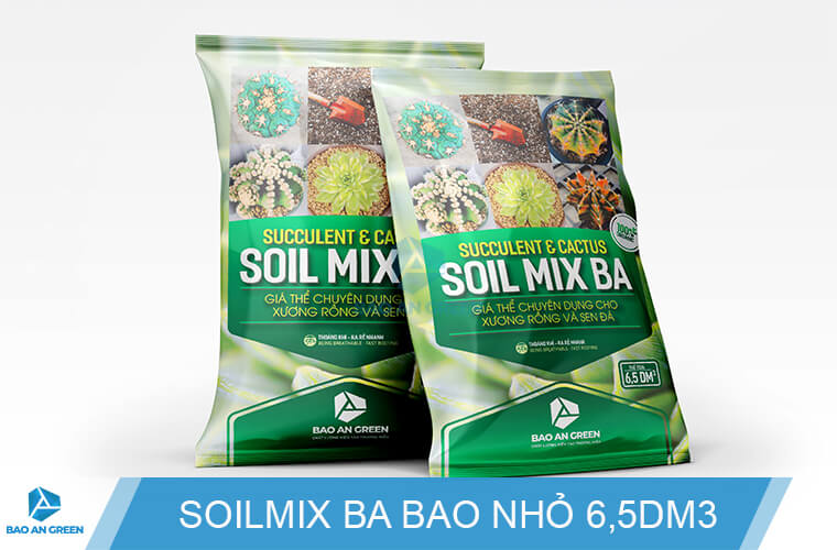 Giá thể Soil Mix BA bao nhỏ 6,5dm3