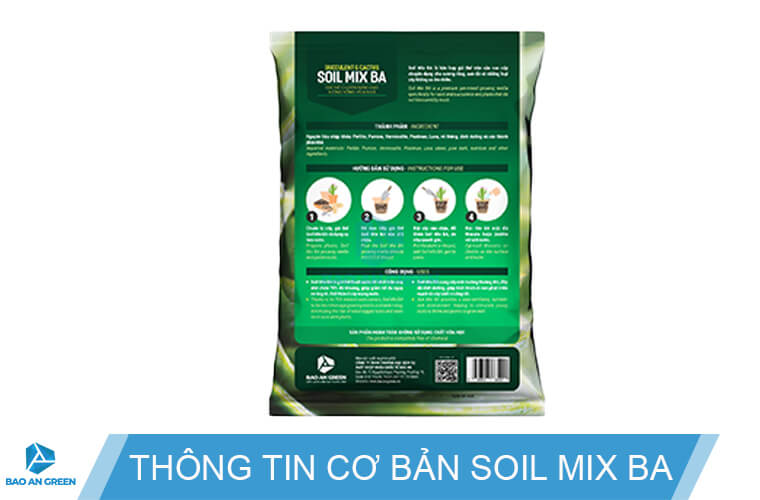 Thông tin cơ bản Soil Mix BA bao nhỏ